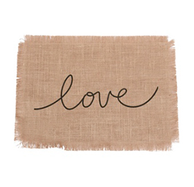 Burlap Placemat