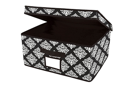 Stylish Black & White Storage Box