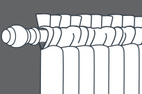 Rod pocket window treatments