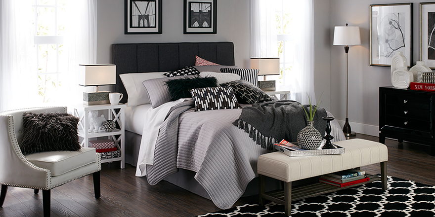 Create A 5 Star Guest Room At Home Modern Black White Bedroom