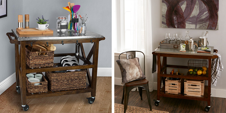 Dual purpose Bar Cart