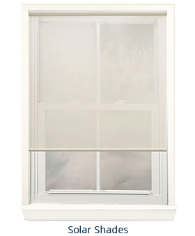 Solar shades window treatments