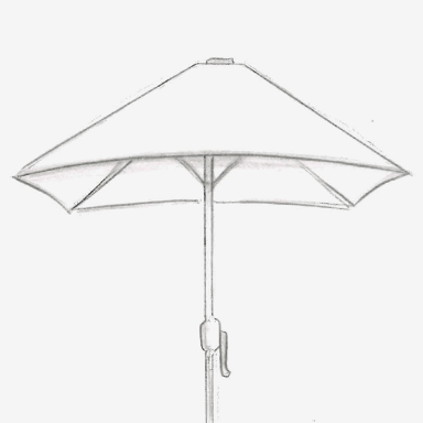 Sketch of Medium Umbrella