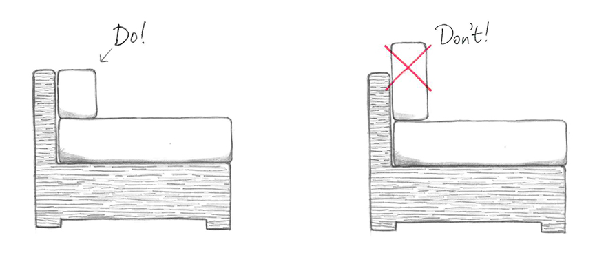 Chair Overhang Figure